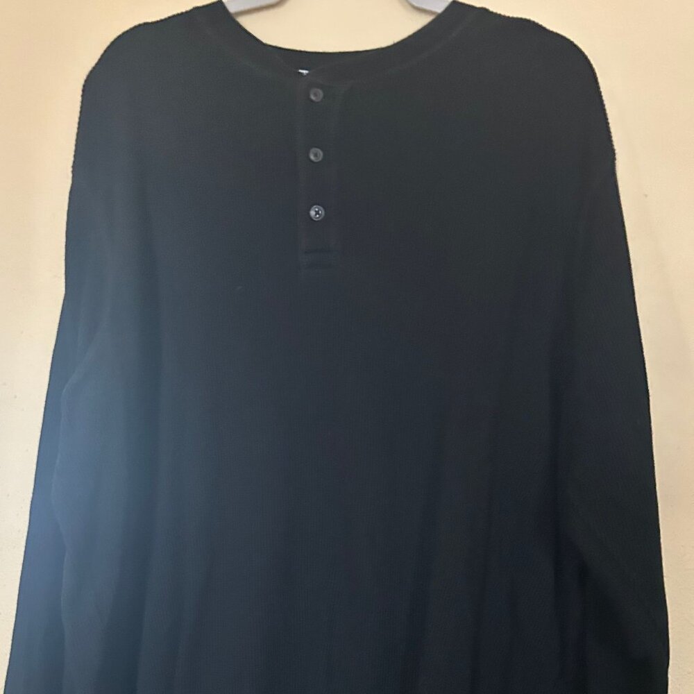 The Foundry Supply Co Big & Tall Men's long sleeve Henley thermal